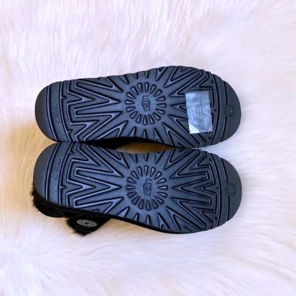 UGG Black Mini Bailey Button II Boots - Picture 7 of 8